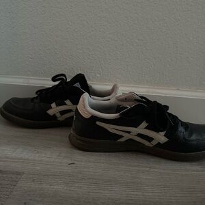 Asics Black and White Sneakers